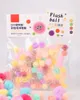 Home Decor Colorido Lace Gaze Malha Elastic Flower Balls Pom Pom DIY Artesanato Supplie