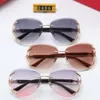 Fashion Oversized Square Sunglasses Woman Brand Designer Vintage Retro Sun Glasses Female Big Frame Gradient Rimless Oculos