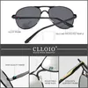 CLLOIO lunettes de soleil pochromiques polarisées hommes pilote Vintage lunettes de soleil lunettes de conduite s UV400 gafas 220629