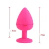Stor storlek fyra färgvalda silikon anal leksaker slät touch rumpa plug erotiska sexiga produkter för män skönhetsartiklar