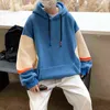 Bahar Yeni Hoodies Erkek Gündelik Minimalist Sweatshirt Büyük Boy Temel Moda Sweater HOVIE HIP HOP Kapşonlu Erkek Üstler Sudaderas L220730