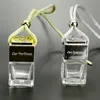 Diffuseur voiture parfum bouteille cube pendentif pendentif parfum ornement ornement huiles essentielles fragrance verre vides bouteilles