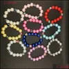 Mti Candy Beads Kids Lucky Jewelry Bracciale Happy Children Love Heart Charms Gift Drop Delivery 2021 Accessori Baby Maternità Ibnf6