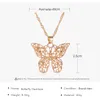 Neue glänzende Schmetterlings-Anhänger-Halskette für Damen, exquisite Schlüsselbeinkette, Halsketten, Schmuck für Damen, Geschenk