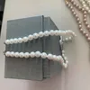 New Fashionable female necklace brand Pearl Chain Planet Necklace Saturn Satellite Clavicle Punk Atmosphere219o