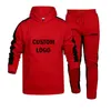 Custom Winter Men's Sets HoodiePants Two Pieces Casual Tracksuit Male Sportswear Gym Jogging Plus Size S-6XL SweatSuit 220615