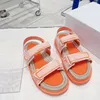 Tasarımcı Platform Sandal Yaz Sıradan Ayakkabı Tatil Tarzı Kadın Kenevir Halat Dokuma Buzağı Deri Düz Ayakkabı Floresan Renk No403