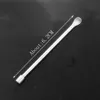 Latest Smoking Stainless Steel Portable Wax Oil Rigs Nails Tip Straw Spoon Dry Herb Tobacco Shovel Scoop Snuff Snorter Sniffer Pipes Cigarette Dabber Holder DHL Free