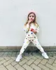 Moda primavera bambino neonate ragazze abiti vestito carino cappotto scozzese top + gonne festa formale bambini vestiti per bambini set 220425