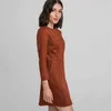 Women Vintage Velvet A-line Party Dress Long Sleeve O neck Solid Elegant Casual Mini Dress 2019 Autumn Winter New Fashion Dress T220804