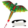 Barn söta 3D -dinosaurie Kite Barn Flying Game Outdoor Sport Spela Toy Garden Tygleksaker gåva med 100m linje 2206026747157