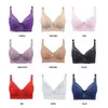 C D Coppa Reggiseno donna di grandi dimensioni Reggiseno push-up in pizzo Scava fuori Soutien Gorge Intimo Sexy Reggiseno brasserie trasparente ultra sottile 100D L220726