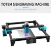 TOTEM S 40 W Desktop-Lasergravurmaschine mit hoher Präzision, schneller Schnitzer, Laserschneider, Drucker, Schneidgravur