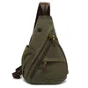 Torby w talii płócienne torba na piersi vintage ramię mężczyźni kobiety Sling Messenger Crossbody Pack Bagwaist