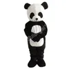 Costume de personnage de mascotte de panda d'Halloween