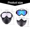 2022 Nyaste utomhusglasögon Motorcykelskyddsredskap Flexibel Cross Helmet Face Mask Motocross Windproof Goggles ATV Eyewear UV Protection Solglasögon