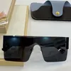 Patlayıcı Popüler Erkek ve Kadın Güneş Gözlüğü Z1163 Moda Tek Parçalı Ayna Büyük Çerçeve Gözlükleri Süper Serin Tatil Partisi Seyahat Fotoğrafı Orijinal Kutu