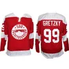 Nikivip hockey Soo Greyhounds Wayne Gretzky # 99 Maillot de hockey rétro rouge pour homme Cousu Numéro personnalisé Nom Maillots