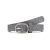 Bälten 2022 Fashion Belt Women Pu Leather Material Fluorescence Alloy Metal Silver Pin Buckle Luxury Formal Casual Style Belt Belts Forb22