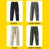 Cargo Pants Men's Spring Leisure Bunched Korean Hong Kong Style Straight Leg Loose Nine Cent Khaki 220330