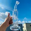 USA Warehouse Glass Bong Water Pipe Hookah New Multiple Styleユニークなガラスダブオイルリグピンクリサイクル