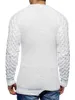 Suéter masculto cor sólida slim fit sweater vintage casual top top top bainha assimétrica pullover moda malha suéter homens roupas g22801