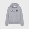 Designer Cotton Loose Hoodie Fashion Trend Black White Grey Hoodie