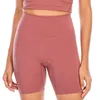 Lululemenlys Yoga-Shorts, einfarbig, nackt, hohe Taille, Hüfte, eng, elastische Trainingshose für Damen, Laufen, Fitness, Lululys-Shorts, Sport, hochwertiger Großhandel