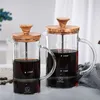 Franse drukpot koffie handbrewing pot set huis brouwen koffiefilter apparaat melk -frother theemaker koffiefilter cup 210408