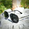 Kingseven Upgrade Aviation Men's zonnebril gepolariseerde anti-zonnebril Rijden brillen Gafas D Sol 220511