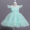 Summer Girl Dress Birthday Party Princess Dzieci Polka Dots Suknia Kwiat Wedding Tutu Fluffy Es Vestidos 220422