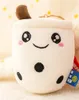 PLUSHIES BOBA BUBLE TEA PLUSH Toy Kawaii Plugule Pillow Pillow Life Real Food Rachado Cosc￣o macia de almofada de anivers￡rio Presente de anivers￡rio SXAUG12