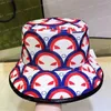 Tasarımcı Kova Şapkaları Erkek Kadın Çiçek Baskılı Tuval Sunhat Kadın Fisher Hat Yaz Tasarımcıları Beyzbol Kapakları Plaj şapka Lüks Casquette Mdbm
