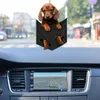 الديكورات الداخلية الإبداعية Cute Dog Car Car Pendant Prppy Ornament Automobiles View View View Mirror Decoration Auto Pendantinteriorior