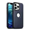 New Business Leather Pattern Stiksel Telefoon TPU Soft Shell Volledige bescherming Anti-drop Iphone case voor 14 13pro max /14 13pro /13mini/14 max retail verpakking