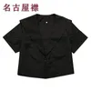 Clothing Sets Japanese School Short Sleeve Black Sailor Suit T-shirt Sapporo Lapel Kanto Kansai Nagoya JK Uniforms Basic Tops