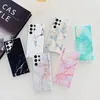 Marble IMD Matte Phone Case dla Samsung S22 S21 S20 Note20 Note10 Plus Ultra S20FE A21S A70 A90 A90S A30S A30 A50 A30 S8 S10 Plus Note8 Note9