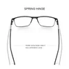 Merrys Design Men Alloy Glasses Frame Moda Male Praça Ultralight Eye Myopia Prescription óculos S2001 W220423