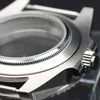 Zestawy narzędzi naprawczych 40 mm zegarki ze stali nierdzewnej obudowa szafir szklana części dopasowanie NH35A NH36A Ruch z datą przezroczystą tylną okładką