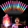 Party Decoration Event Supplies Festive Home Garden Led Cotton Candy Glow Glowing Sticks Light Up Flashing Cone Fairy Floss Stick 7633476