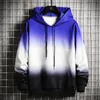Patchwork Hoodies Pullover Male Hooded Jackets Autumn Winter Casual Jogging Fitness Men Long Sleeve Sportswear Clothes 6XL 220726