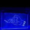 RGB personalizado LED acrílico Nightlights Dad Fist Fist Custom Family Nomes Neon Lamp for Padres Day Birthday Home Decor Presente 220623