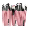 20 Makeup Brushes Set Eyeshadow Foundation Blush Eyelash Concealer Smudge Cosmetic Tool Plastic Handle Brush Sets Mixing Beauty Accessories LT0064