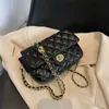 Lingge fil brodé sacs à bandoulière simples chaîne messager sac pour femme enveloppe polyvalente petit sac tempérament de mode