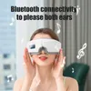 Elektrisches Augenmassagegerät, faltbare Massagebrille, Kompressionspflegeinstrument, intelligente Bluetooth-wiederaufladbare beheizte Maske 220514