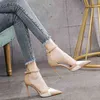 Sexy All-match Baotou Sandals 2021 French Word with Small High Heels Stiletto Fashion Women Shoes Temperament Women Shoes G220527