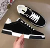 Lyxig design fritidsskor Vitt läder Kalvskinn Nappa Sneakers Skor Komforta låga plattor Utomhusträningsskor Herr Walking EU38-45.BOX