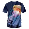 3D T-shirt Mannen Zomer Tops Print Galaxy Ruimte T-shirt Man Grappige Cartoon T-shirts Homme Fitness Korte Mouw O Hals tee Shirt 220623