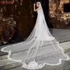 Bridal Veils V75 Long Wedding Veil 4 Meters Spanish Lace Blanket Cathedral Extra Royal VeuBridal