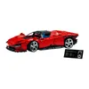 Ny 50003 Block Red Racing Car 43142 Daytona SP3 Supercar Model 3778 st Building Blocks Brick Education Toys Compatible med 42143 High-Tech Series Bästa kvalitet